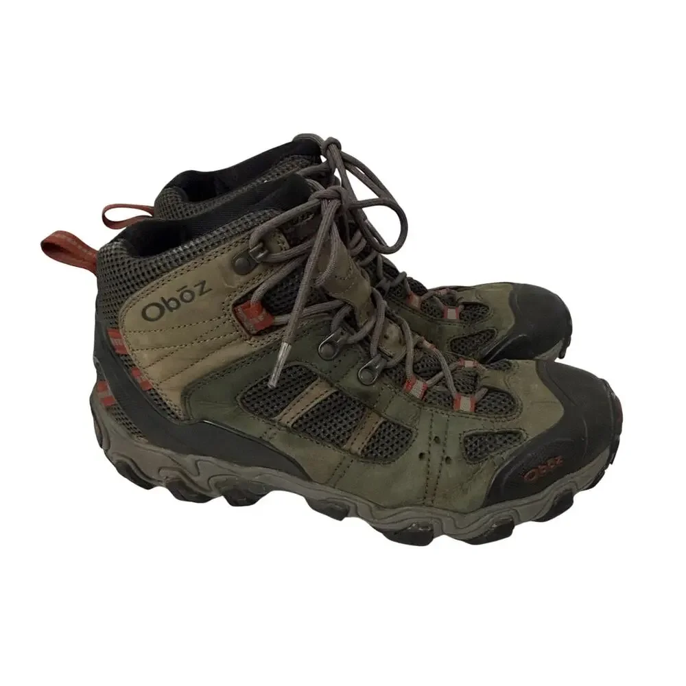 Oboz Bridger Vent Mid Boots Mens Size 10.5 Hiking Trail